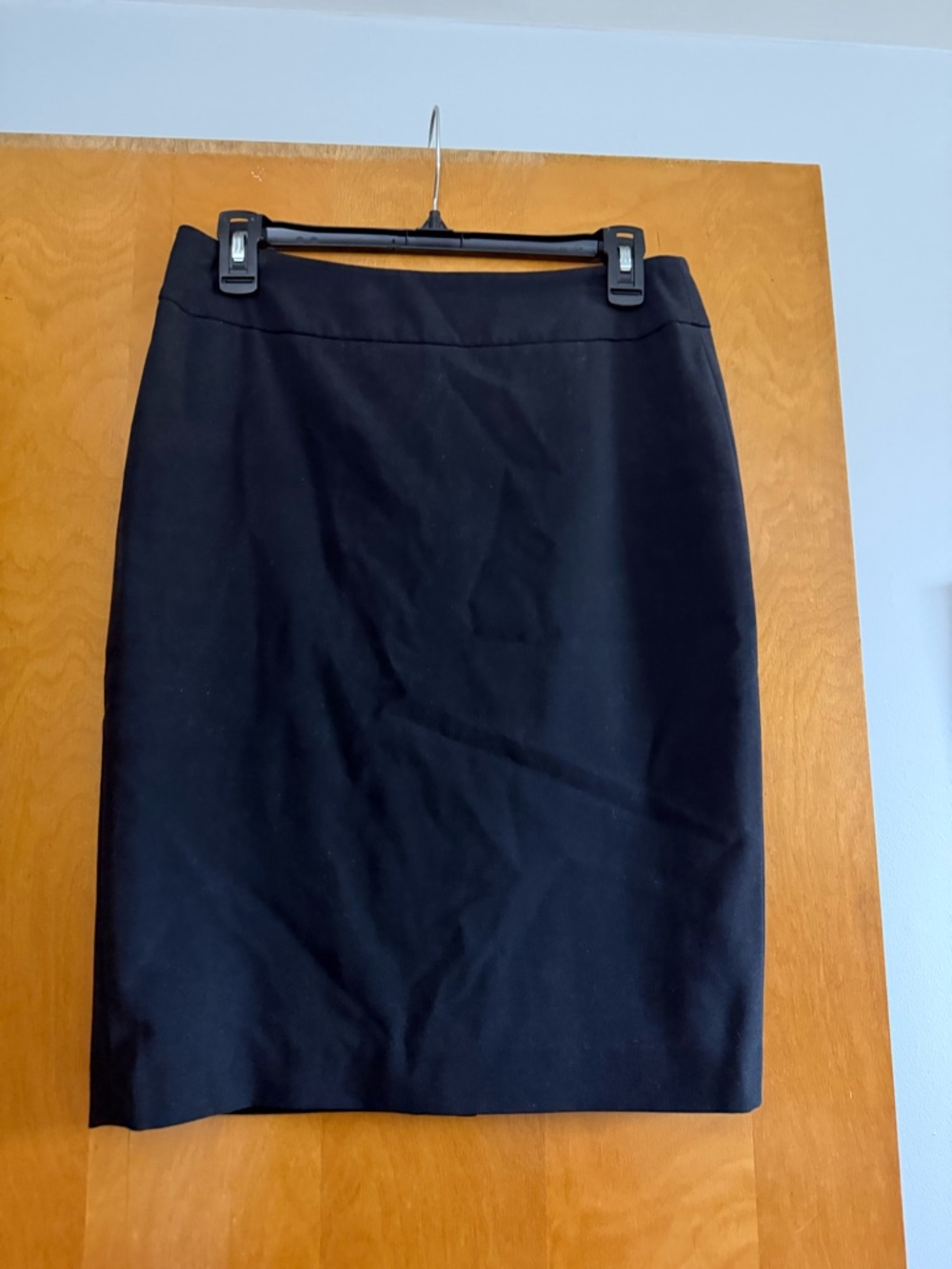 Nine West Black Pencil Skirt Size 2 Classic Work Office Knee Length